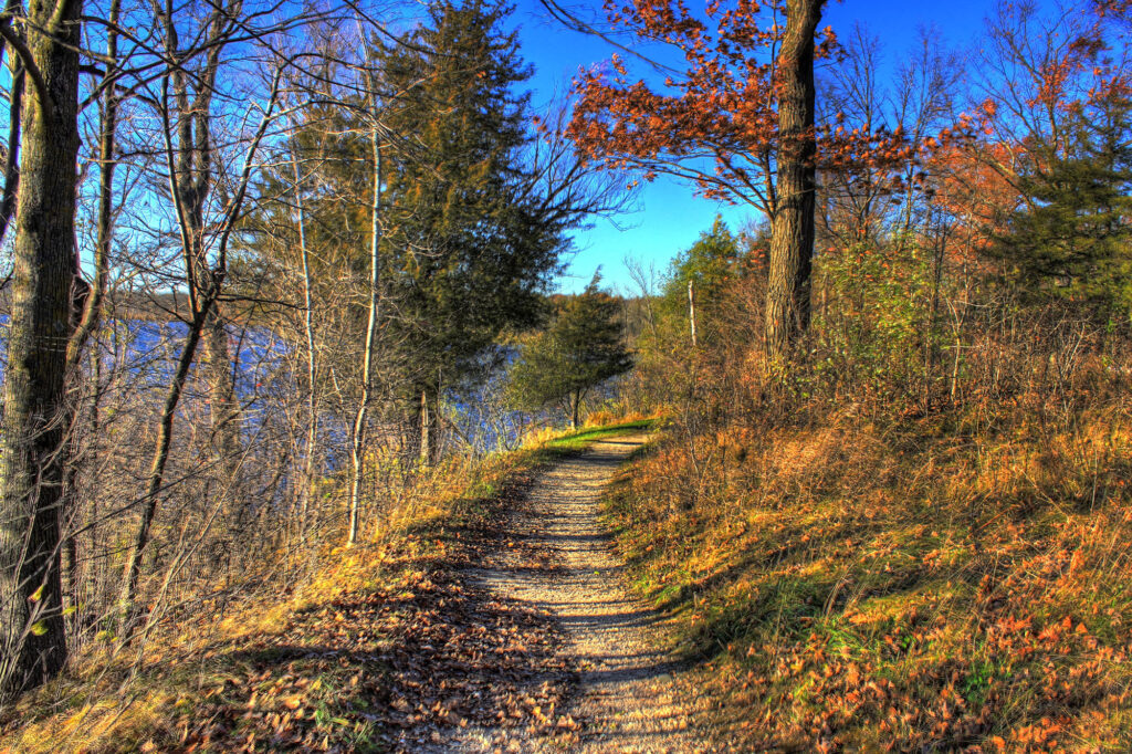 Kettle Moraine North In The Fall. Public Domain Image.